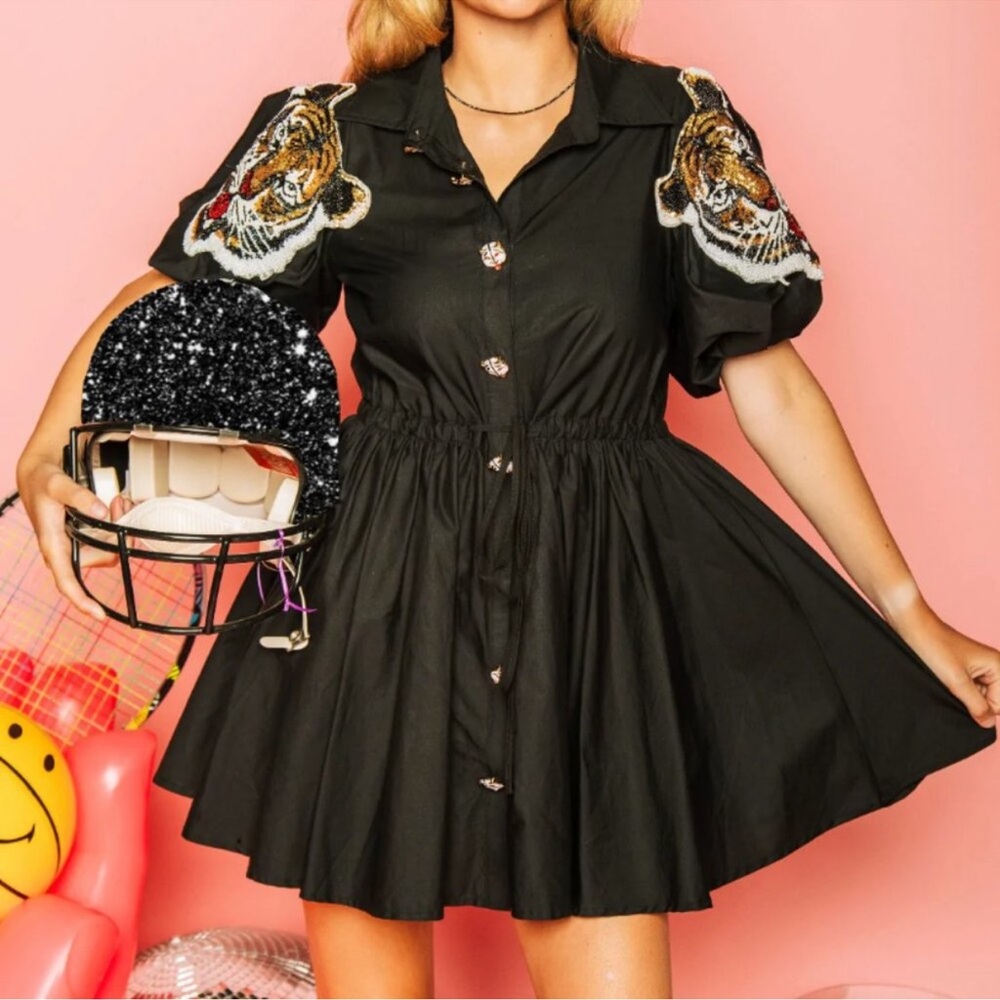 Tiger Shoulder Dress